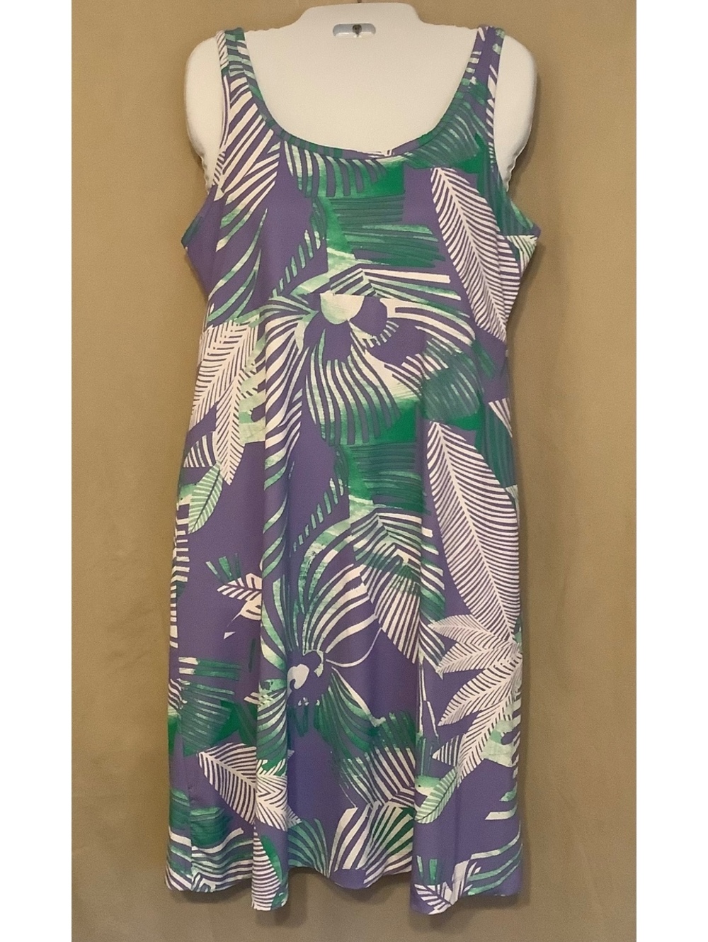 Columbia PFG Women's Tropical Print Sleeveless Dress Size Large